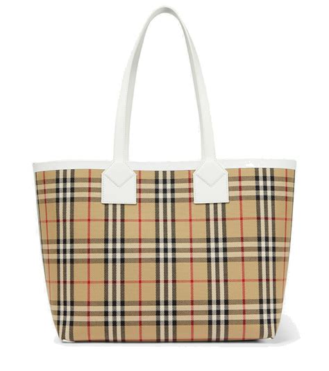 burberry canvas bag uk|burberry checked canvas tote bag.